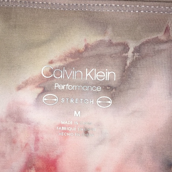 NWT Calvin Klein Performance Tye Died Leggings - Picture 6 of 8